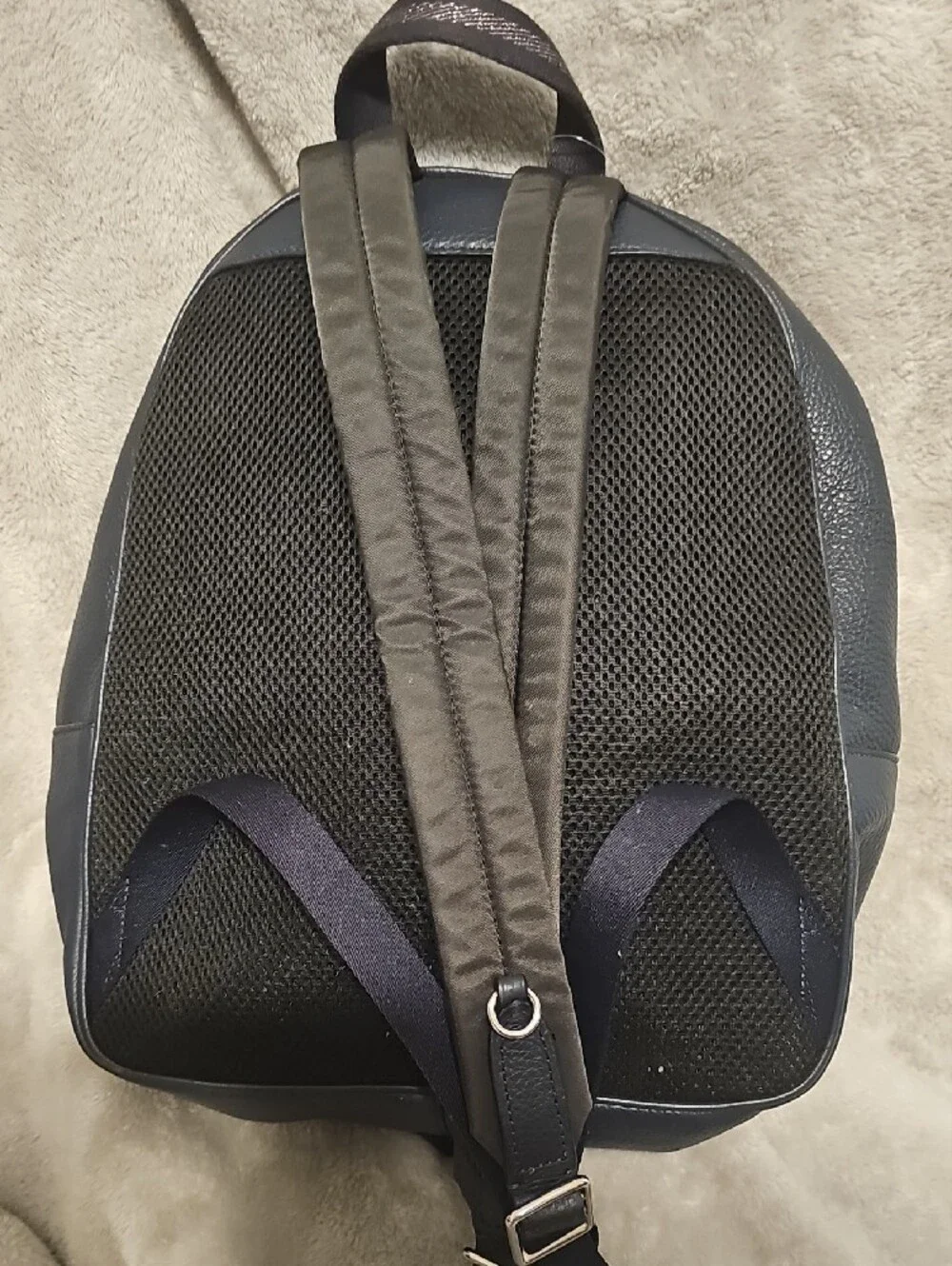 COACH F76647 VALE MEDIUM CHARLIE LEATHER NYLON BACKPACK 2 Tone
